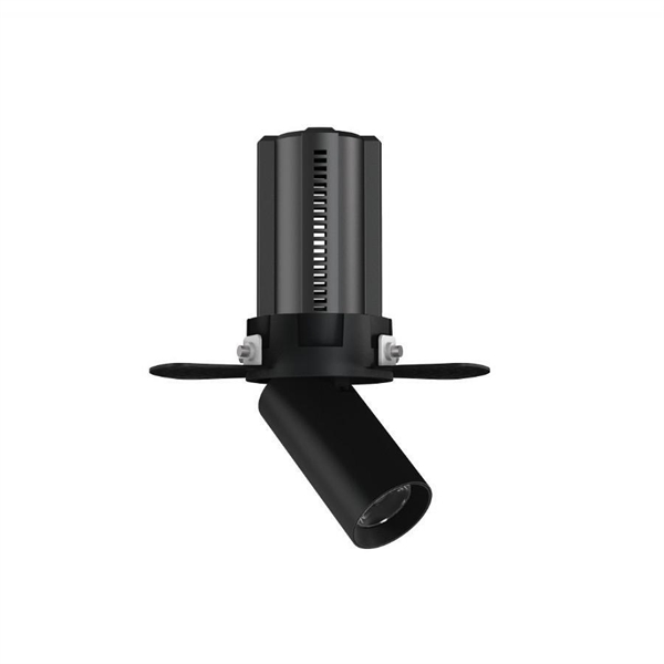 FARETTO INCASSO LED 9W 24° 3000K 680LM NERO ON-OFF CRI90