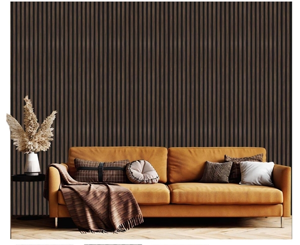 Pannello Acustico in MDF 30x290x2,1cm Noce 3138