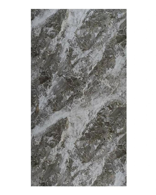 Pannello PVC Rigido Effetto Opaco 122×290cm marmo grig/scur10398