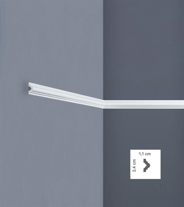 CORNICE POLISTRUTTURATO A03D 2,4X1,1 ML.2 Americanstyl Bovelacci