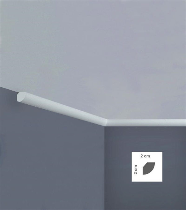 CORNICE POLISTIROLO ESTRUSO I715 2X2 ML.2 ITALSTYL Bovelacci