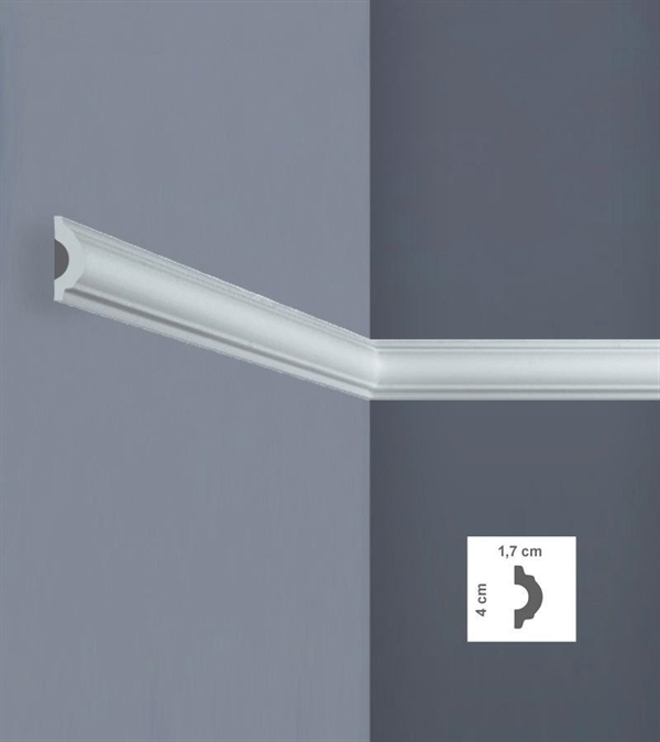CORNICE POLISTIROLO ESTRUSO I745 4X1,7 ML.2 ITALSTYL Bovelacci