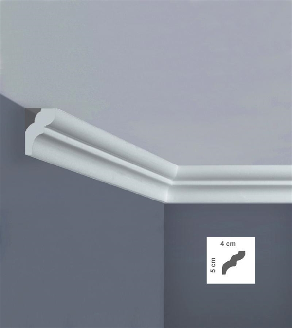 CORNICE POLISTIROLO ESTRUSO I755 5X4 ML.2 ITALSTYL Bovelacci