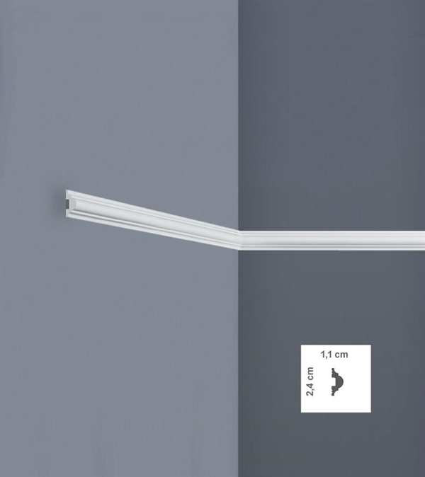 CORNICE POLIMERO ESTRUSO L2510 2,5X1 ML.2 Luxstyl Bovelacci