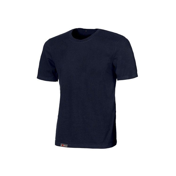 T-SHIRT LINEAR 100% COTONE DEEP BLUE L PZ.1