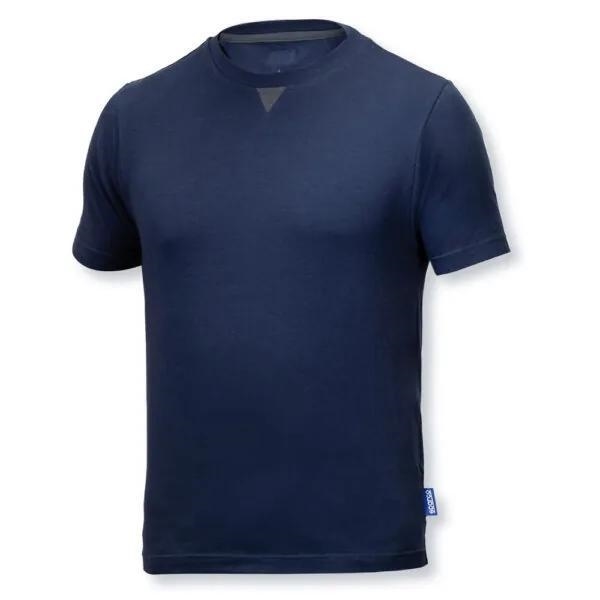 T-SHIRT LINCOLN BLU 95% COTONE S 160GR SPARCO
