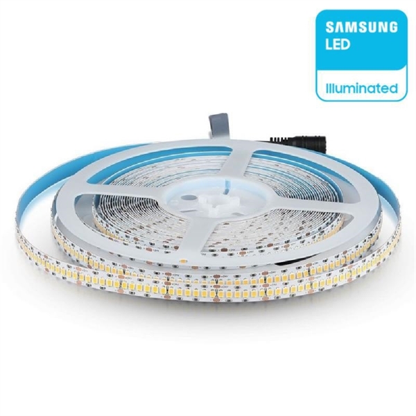 STRISCIA SMD2835 240LED/M 15W/M 3K SAMSU IP20 DC 24V CRI95+ MT10
