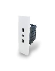 ZEN PRESA BIVALENTE 10/16A BIANCO