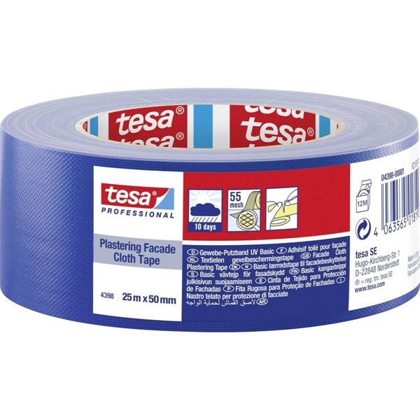 NASTRO PLASTERING FACADE PER ESTERNI BLU 25x50mm