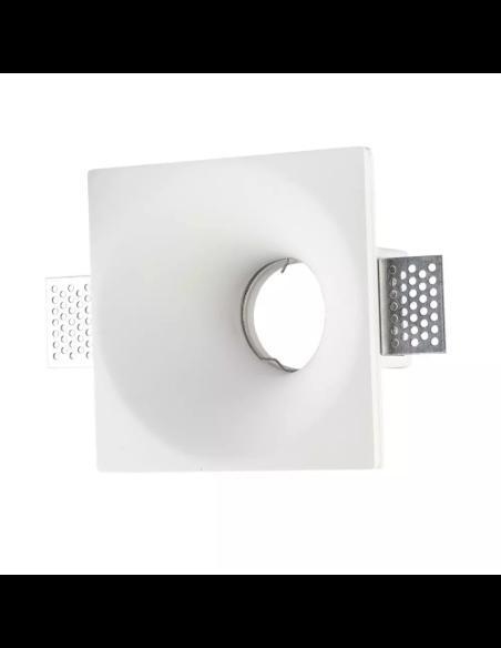 FARETTO INCASSO SCOMPARSA QUADRATO IN GESSO 132X132 PORTAFARETTO