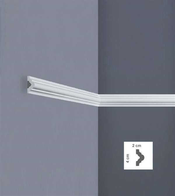 CORNICE POLISTRUTTURATO A10W 4,0X2,0 ML.2 Americanstyl Bovelacci