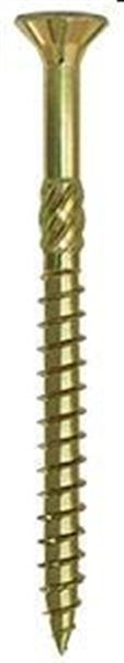 VITE TESTA PIANA SVASATA PER TRUCIOLARE ZINCATA GIALLA 6X160
