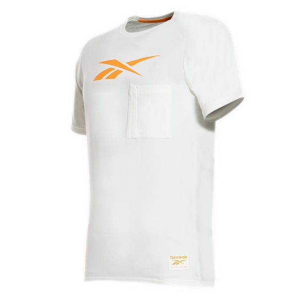 T-SHIRT REEBOK KNNITTET WHITE TG.L