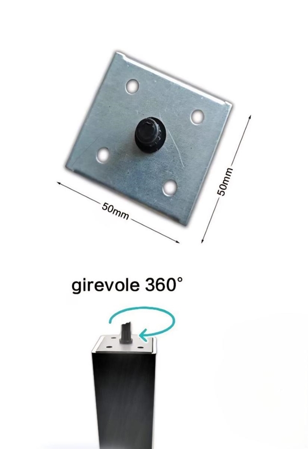 Sistema di Fissaggio per Profilati 50x50 Mod.2141