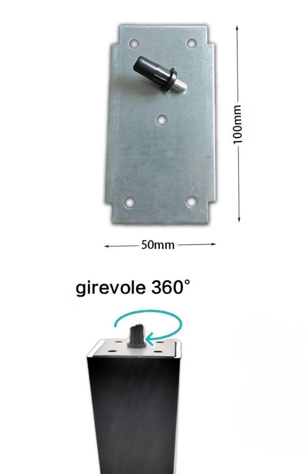 Sistema di Fissaggio per Profilati 50x100 Mod.2140