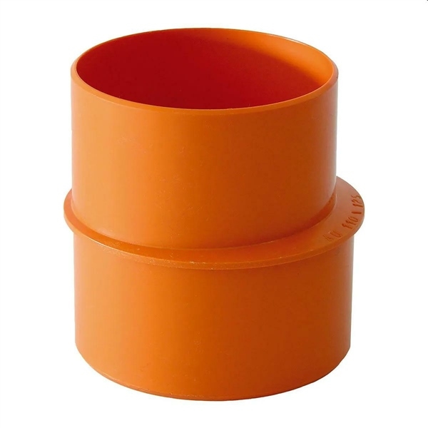 AUMENTI ECCENTRICO 40X80 PVC ARANCIO