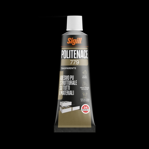 POLITENACE TRASPARENTE TUBETTO DA 60ML ADESIVO PU